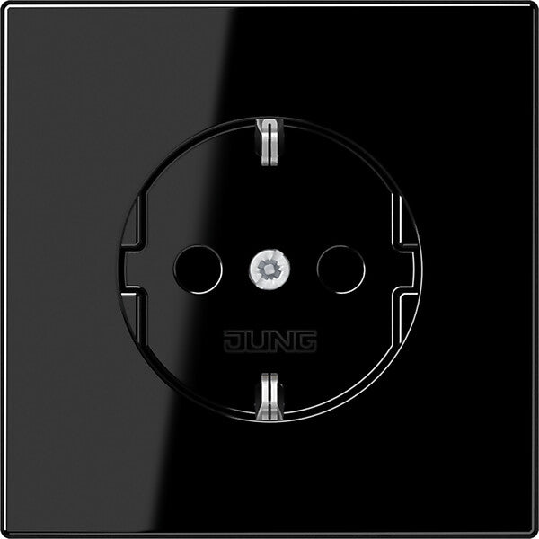 JUNG SCHUKO-Steckdose schwarz LS 1520 SW